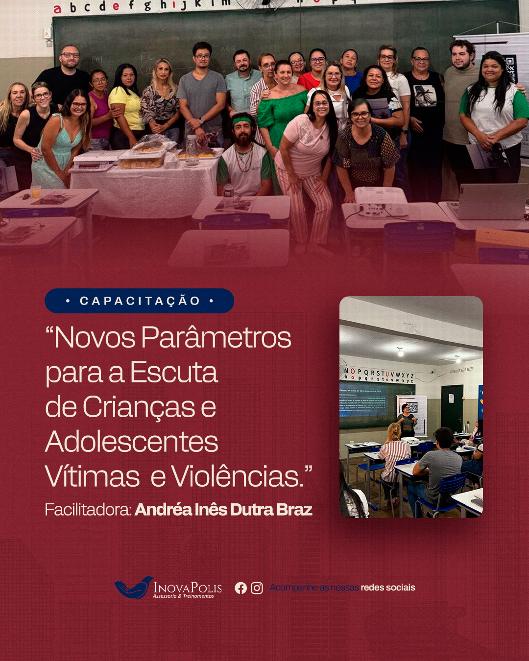 Capacitação: "Novos Parâmetros para a Escuta de Crianças e Adolescentes Vítimas de Violências" - Buritama