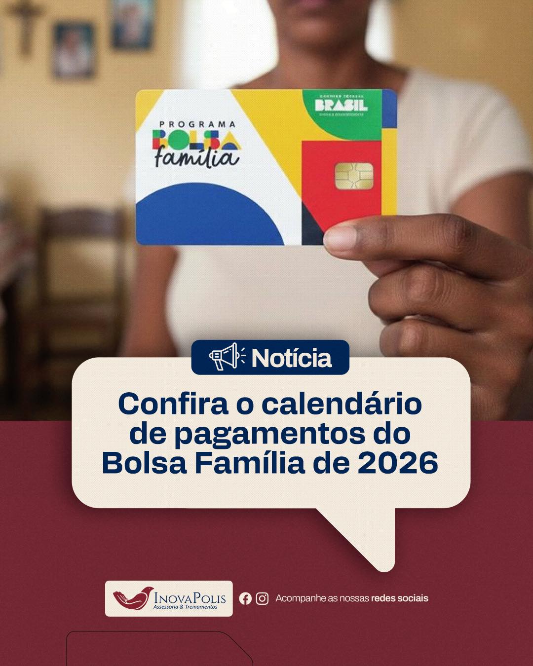 Confira o calendário de pagamentos do Bolsa Família de 2026